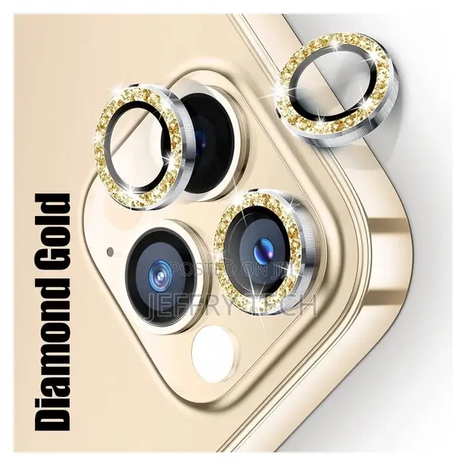 Diamond Metal Camera Lens Protector for iPhone 13 12 11 Lens
