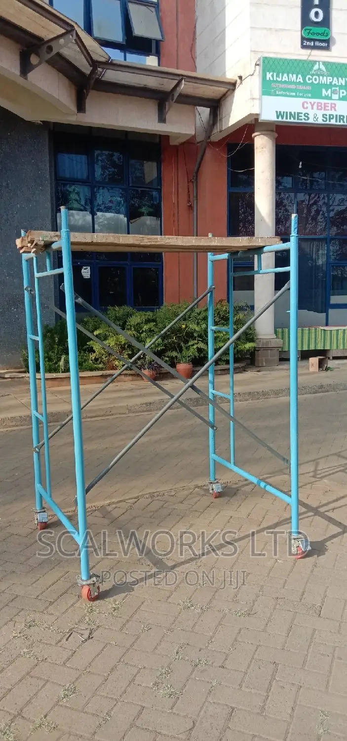 Scaffold With Castor Wheels