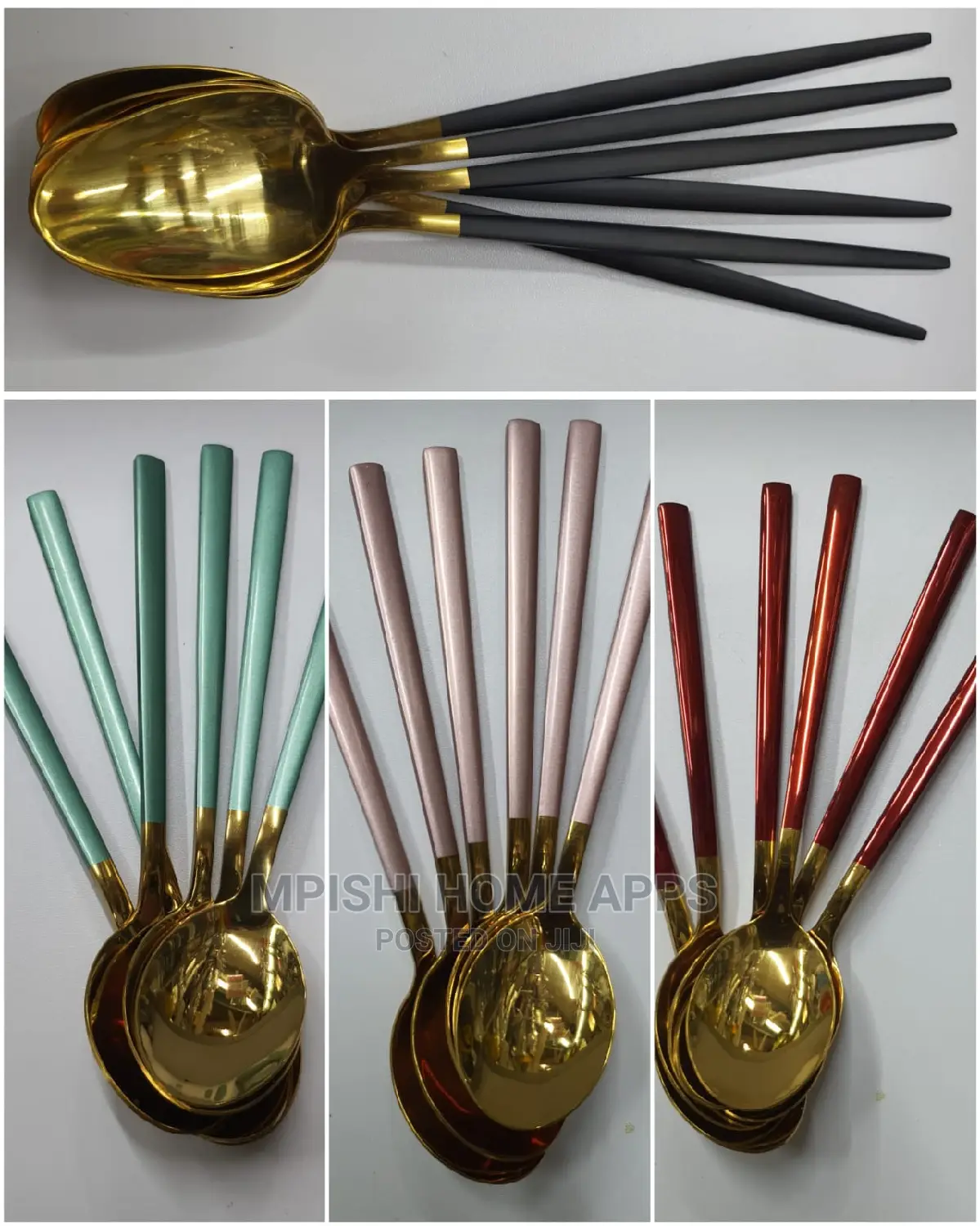Golden Cutlery Set