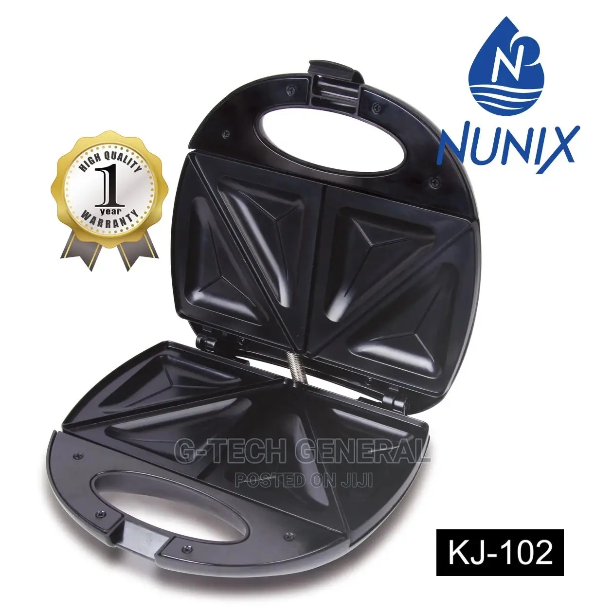Generic 2in1 Electric Sandwich Donut Maker - 2 Slice