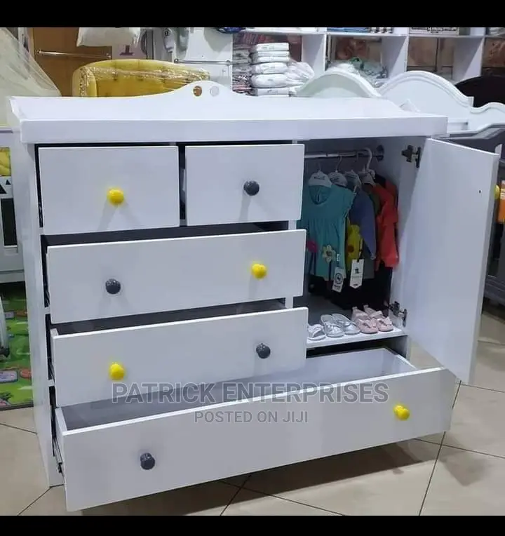 Morden Chest of Drawers 3 by 3 Fitts Plus Morden Baby Cot