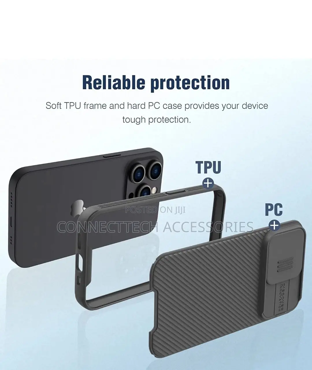 iPhone 14 Pro Max Nillkin Cam Shield Pro Back Case