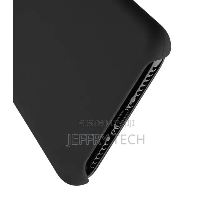 Silicone Case Cover for iPhone Xs Max Case (Black Hard Cover