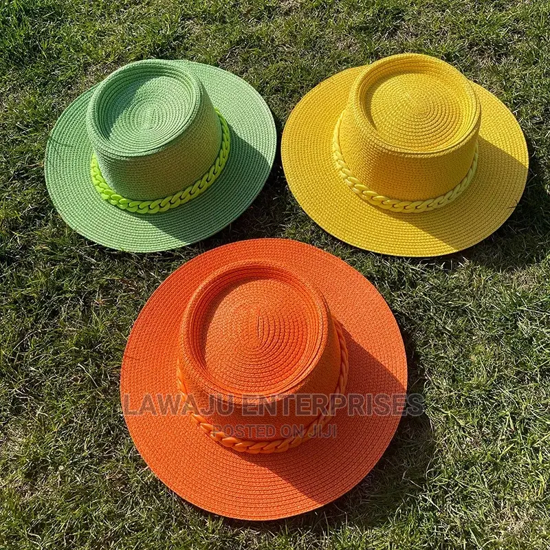 Macaron Candy Colour Straw Sun Hat