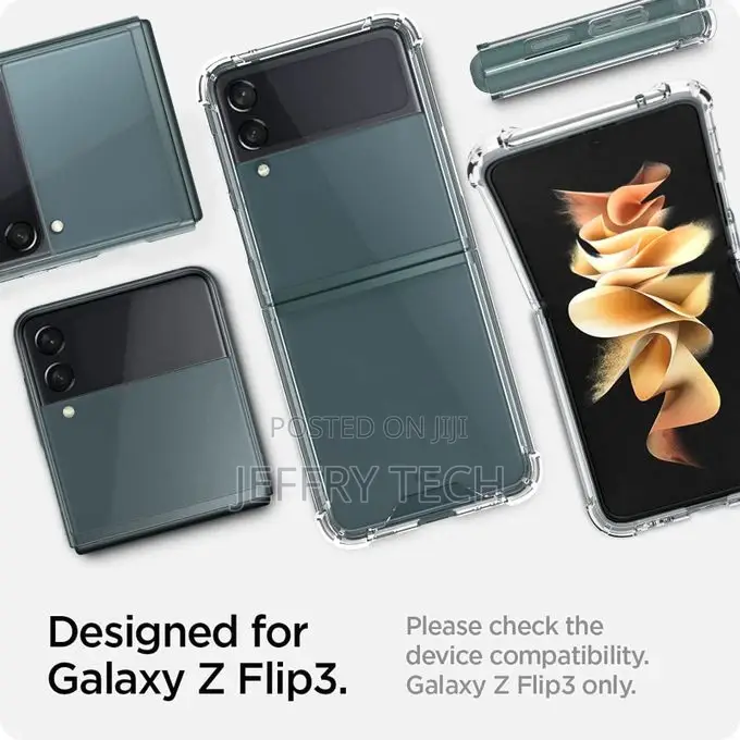 Clear Case Cover for Samsung Galaxy Z Flip 3 5G