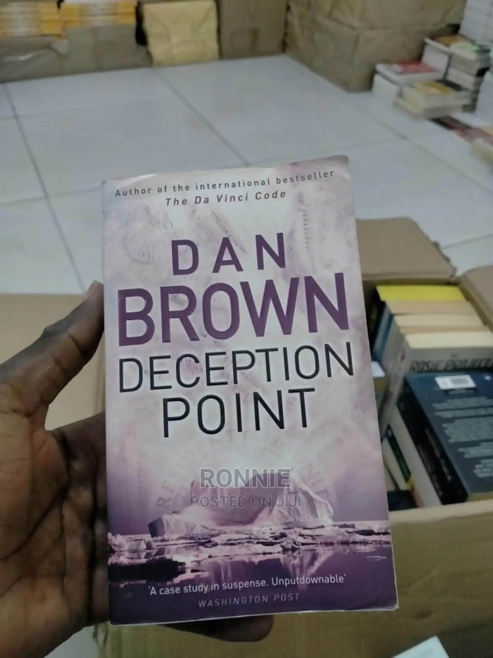 Deception Point Book by DAN BROWN