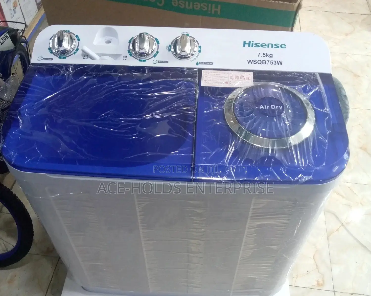 Hisense 7.5KG Twin Tub Top Load Washing Machine