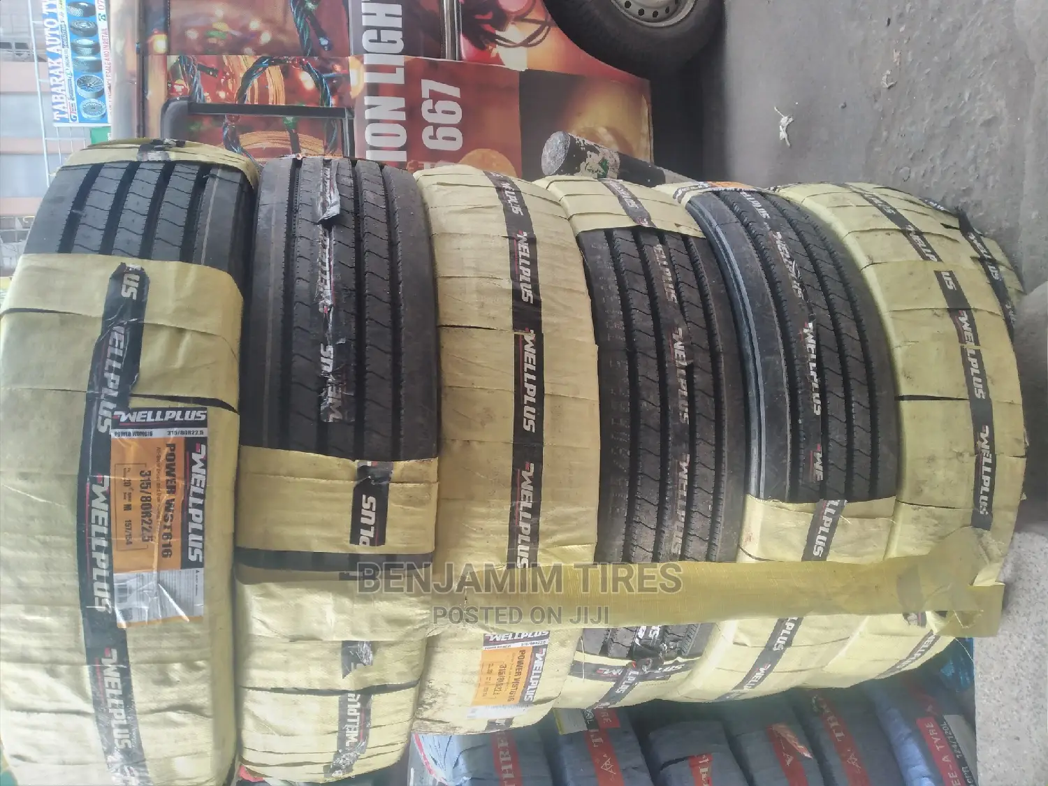 Wellplus Tires Sizes 315/80r22.5 Highway Tubeles.