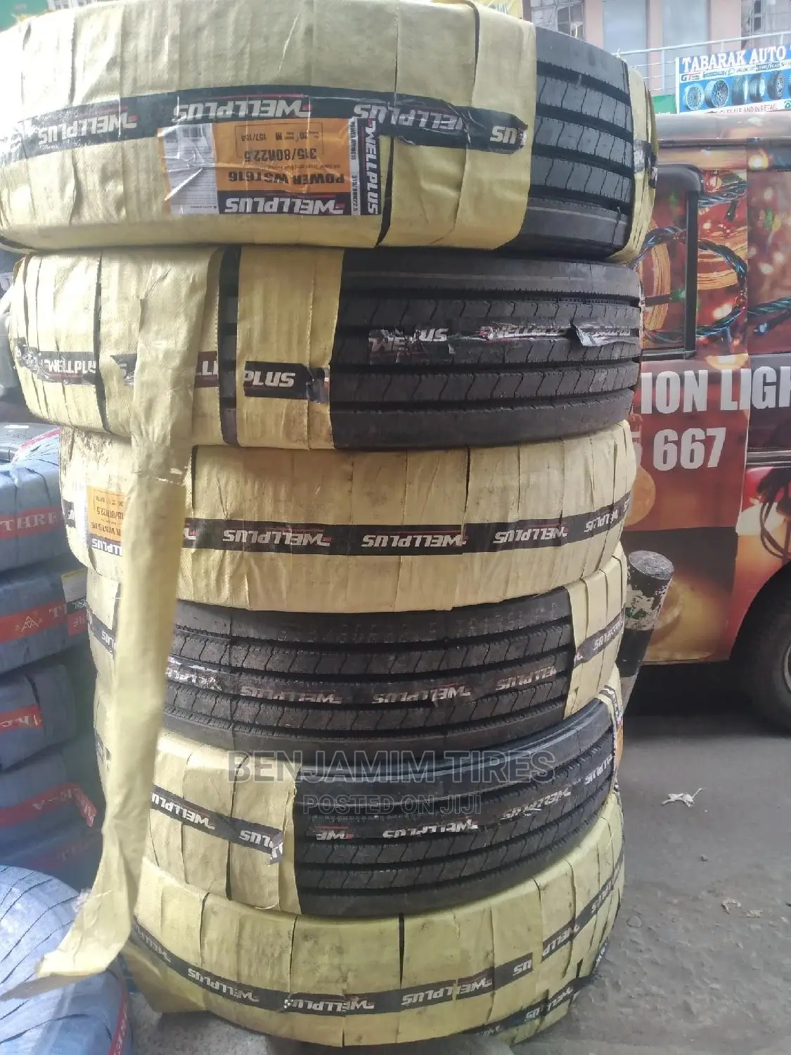 Wellplus Tires Sizes 315/80r22.5 Highway Tubeles.