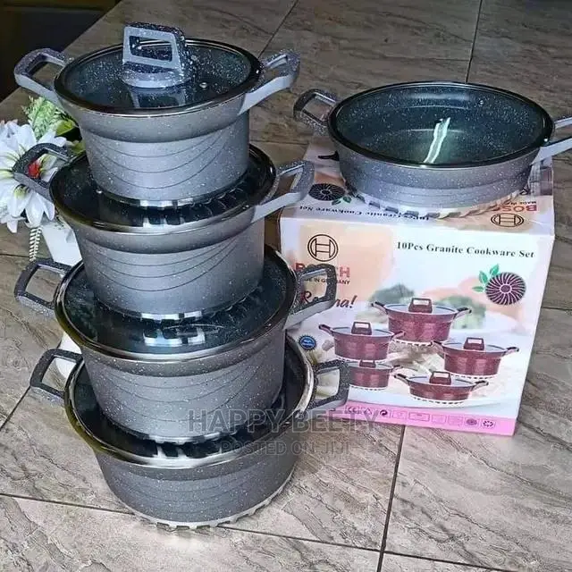 10 Piece Bosch Quality Granite Cookware