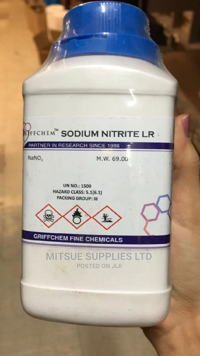 Sodium Nitrite 500G Griffchem