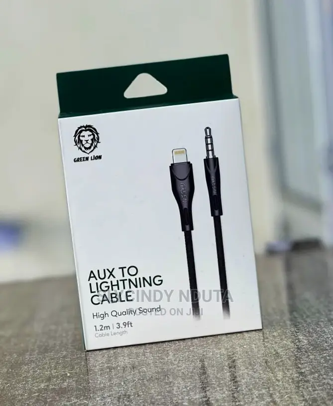 Green Lion AUX to Lightning Cable