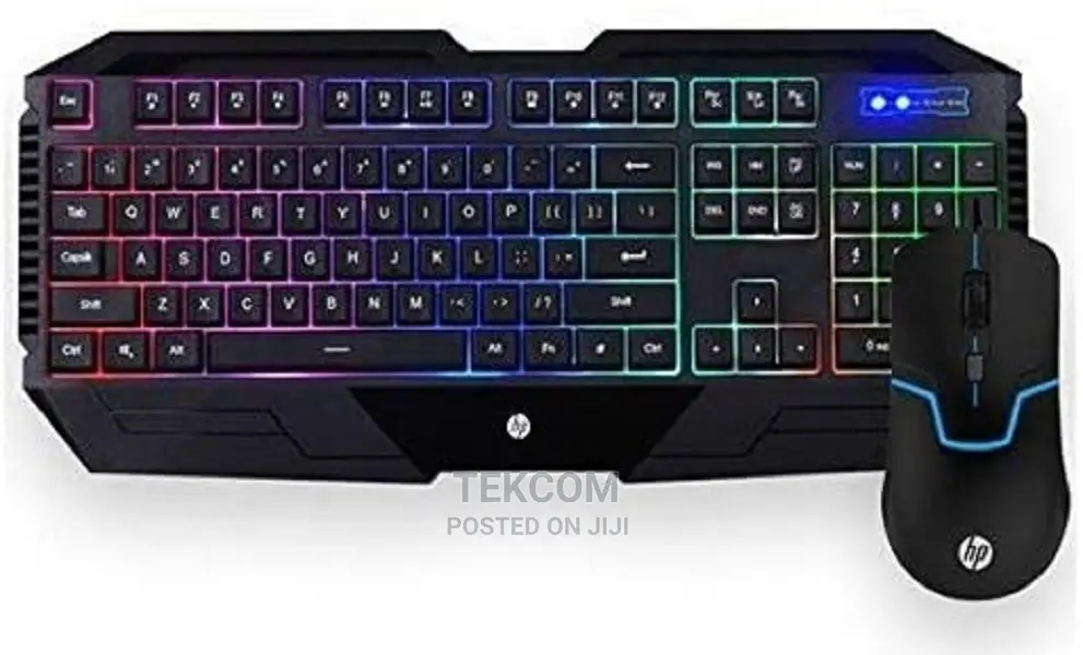 HP USB Gaming Keyboard and Mouse GK1100 Colorful Backlit - 1