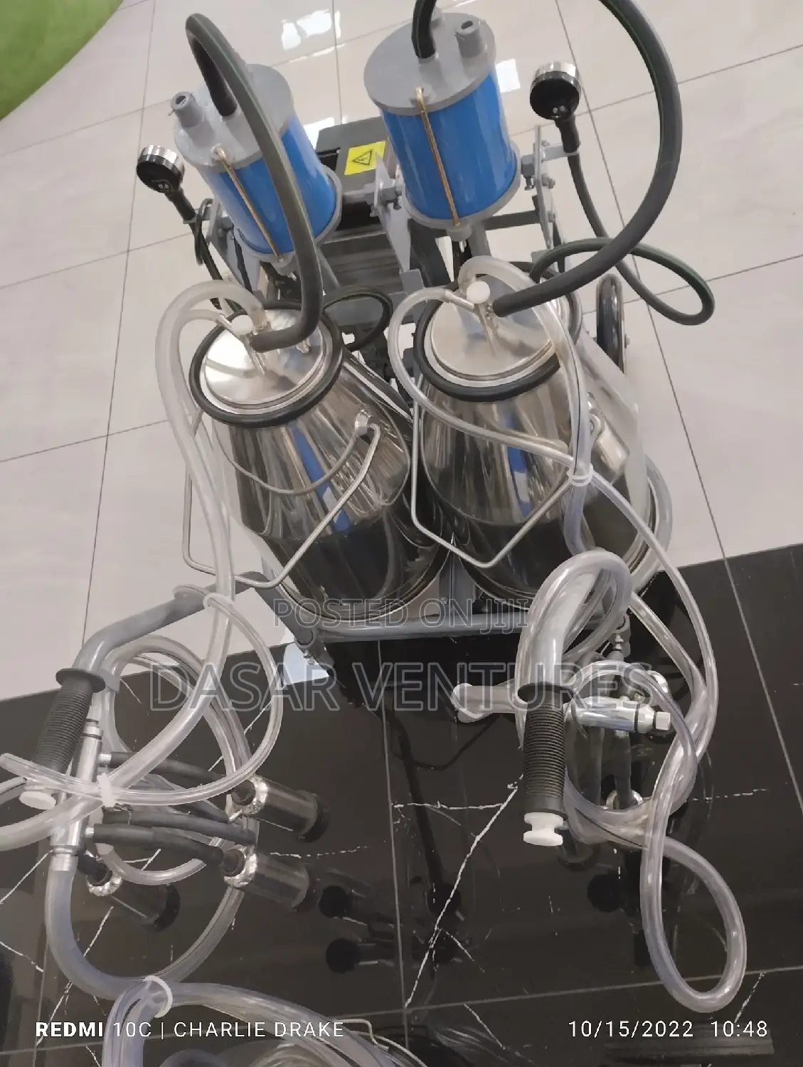 Double Cow Milking Machine
