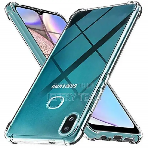 Bumper Transparent Back Cover Case for Samsung Galaxy M01s