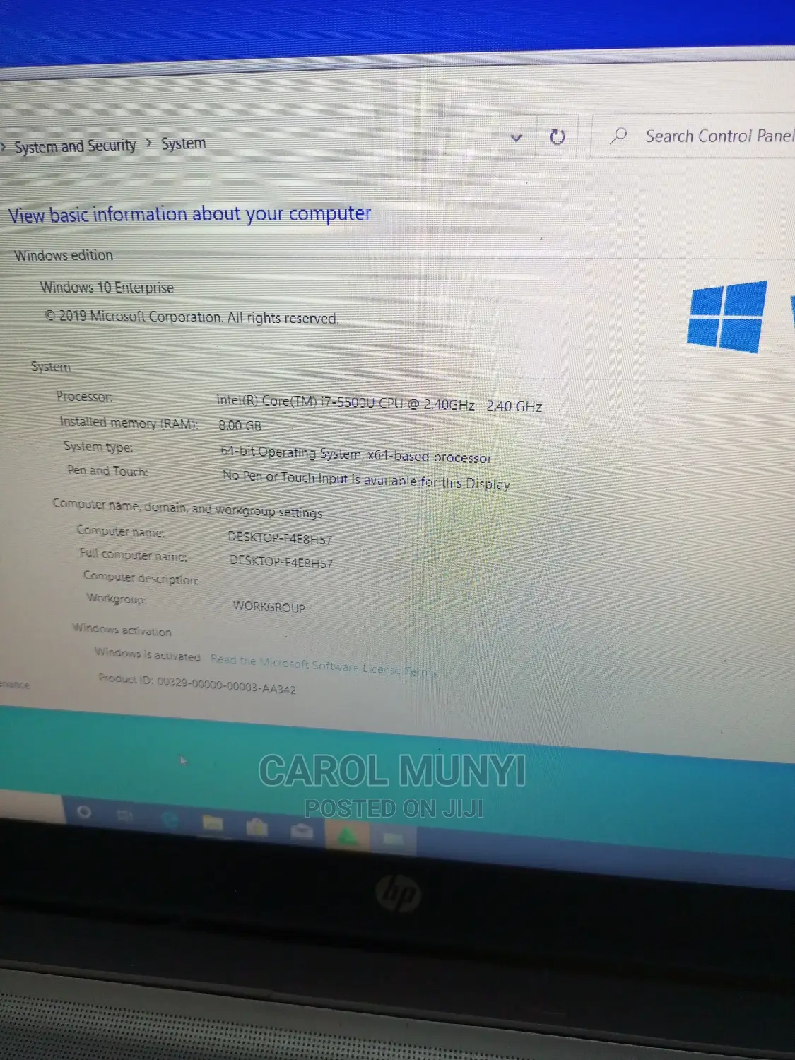 Laptop HP Pavilion Gaming 15 2019 8GB Intel Core I7 HDD 1T
