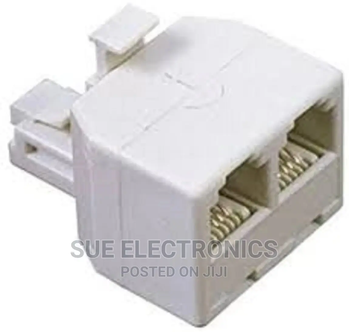 Telephone 2-Way Phone Splitter Modular Adapter