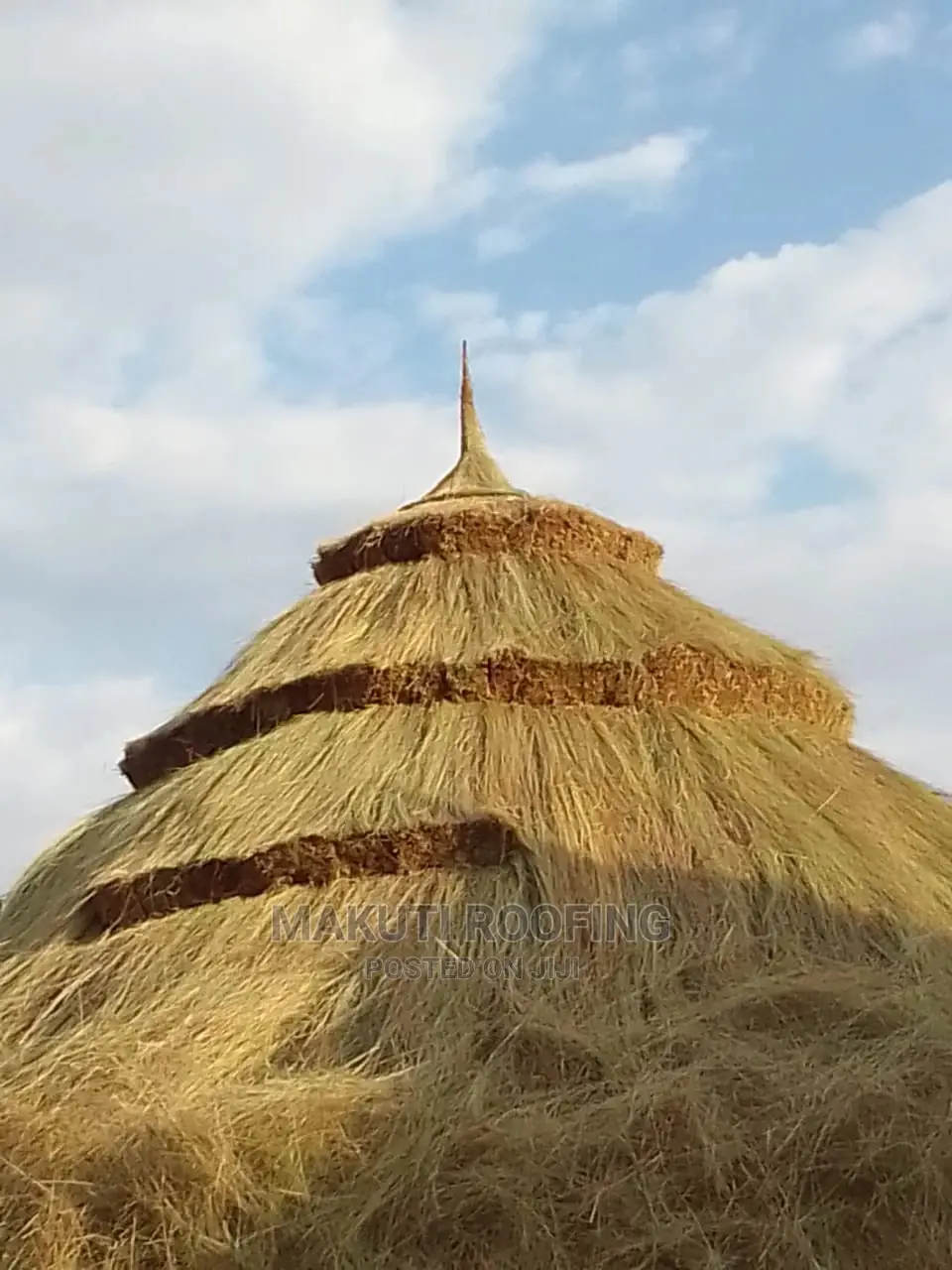 Ugandan Grass Roof Gazebos, Professional Roofing