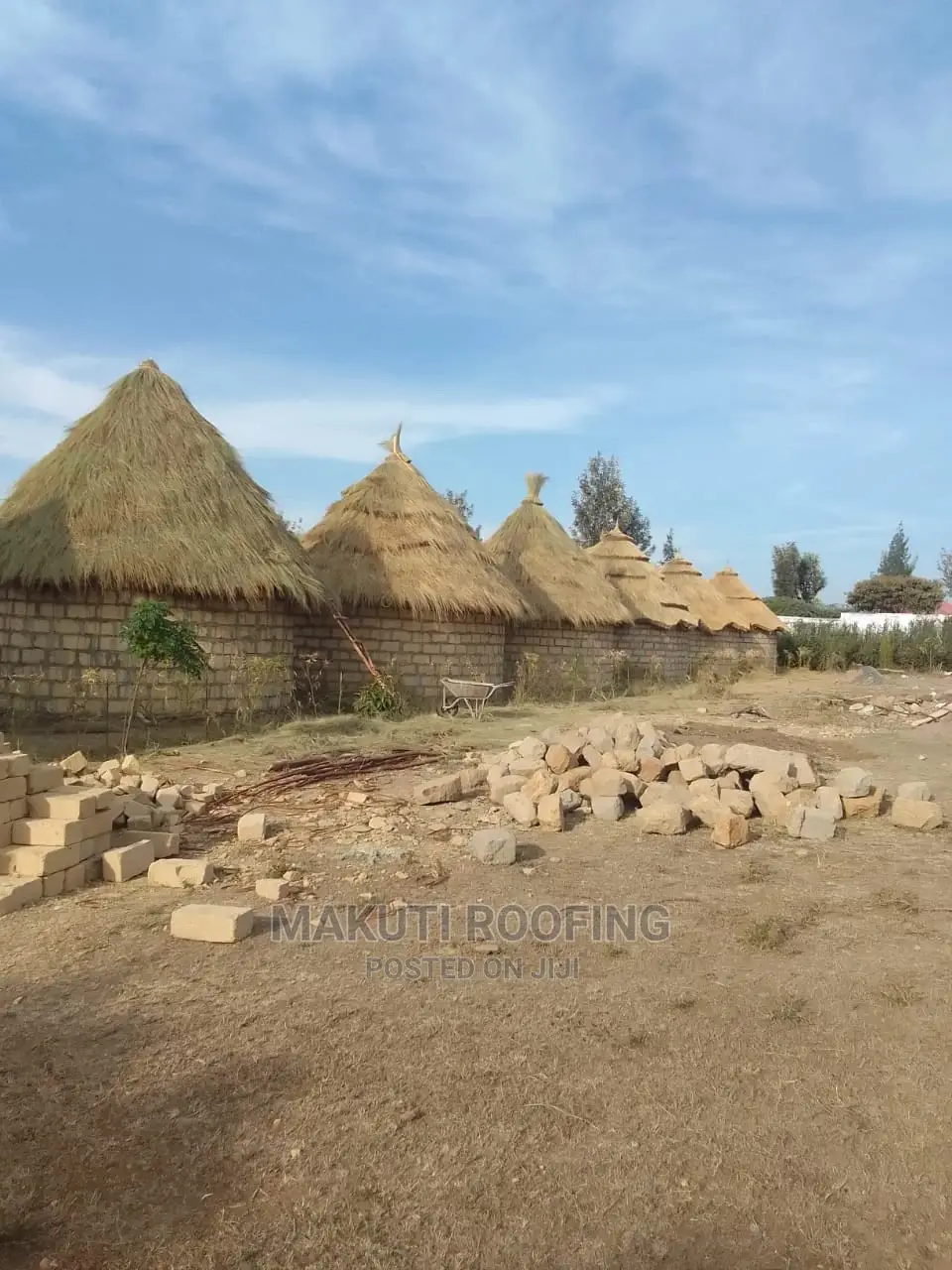 Ugandan Grass Roof Gazebos, Professional Roofing
