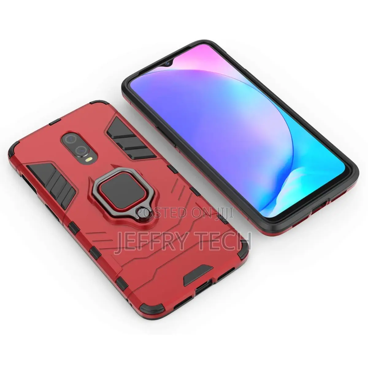 Compatible With 1+6T, 1+7 Case, Metal Ring Grip Kickstand Sh