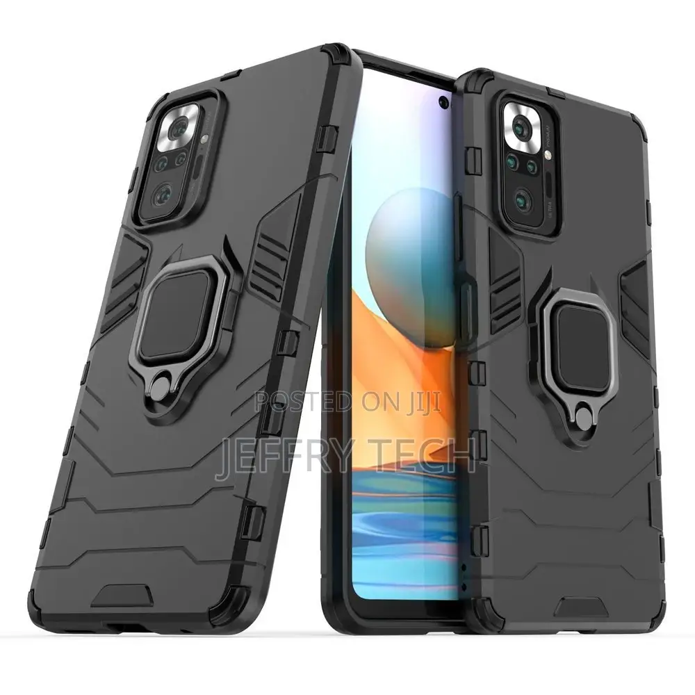 Tough Rugged Cover for Xiaomi Redmi Note 10 Pro Black