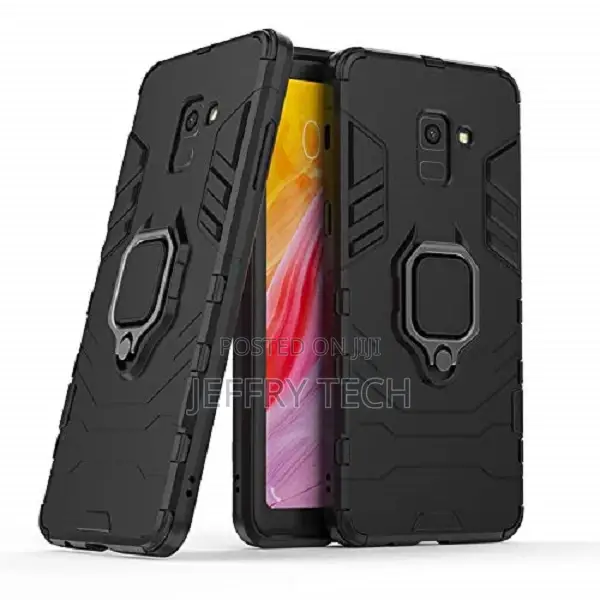 Cover Case With Ring Holder for Samsung Galaxy J6 Prime - Ar