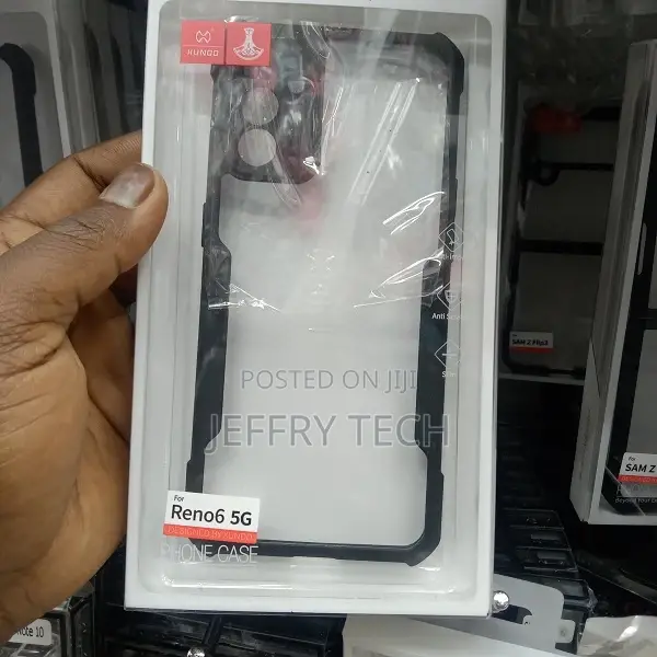 Back Cover for Oppo Reno6 Cover (Transparent, Shock Proof)