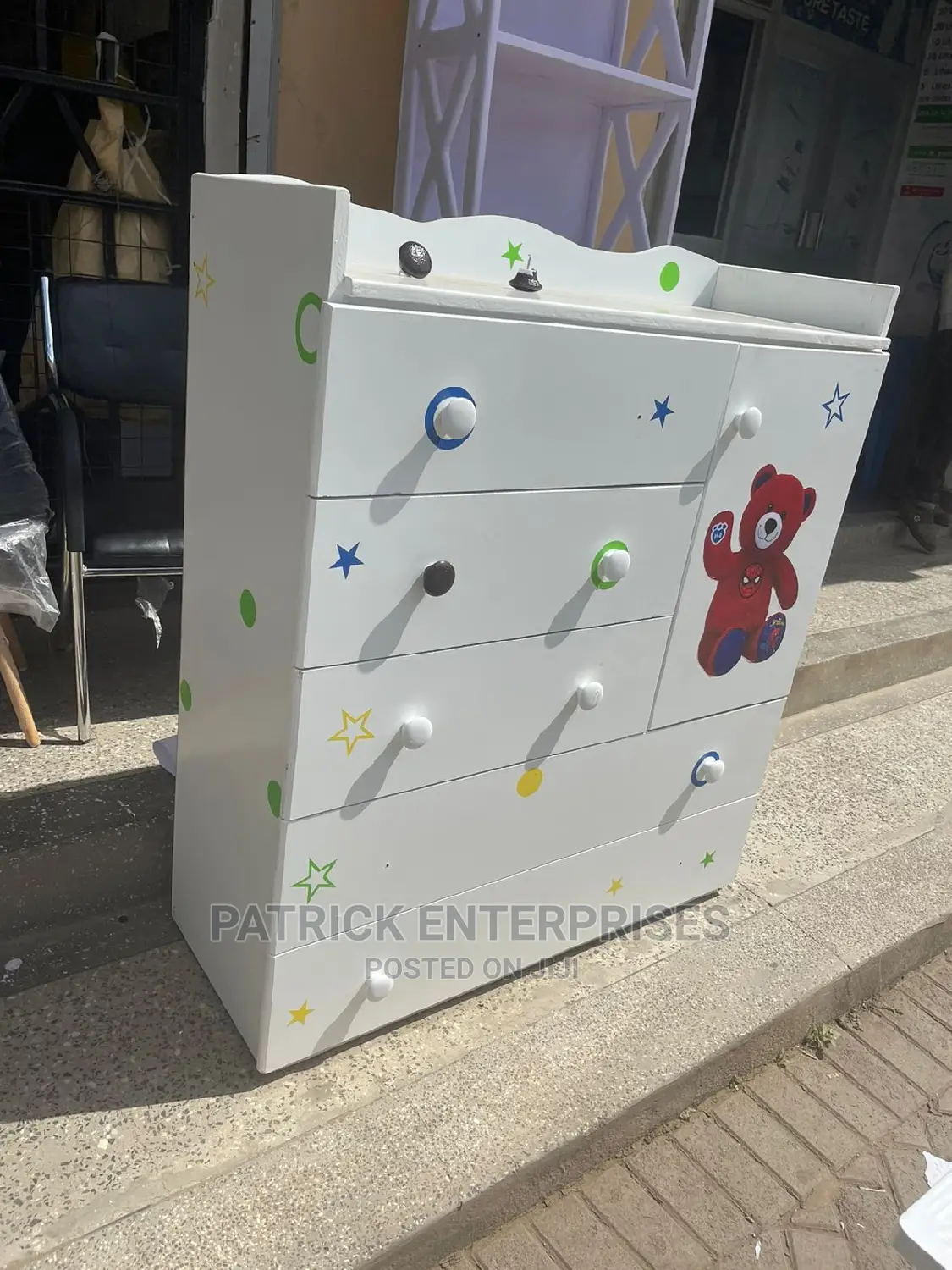Teddy Bear Chest of Drawers 4 by 4 Fitts