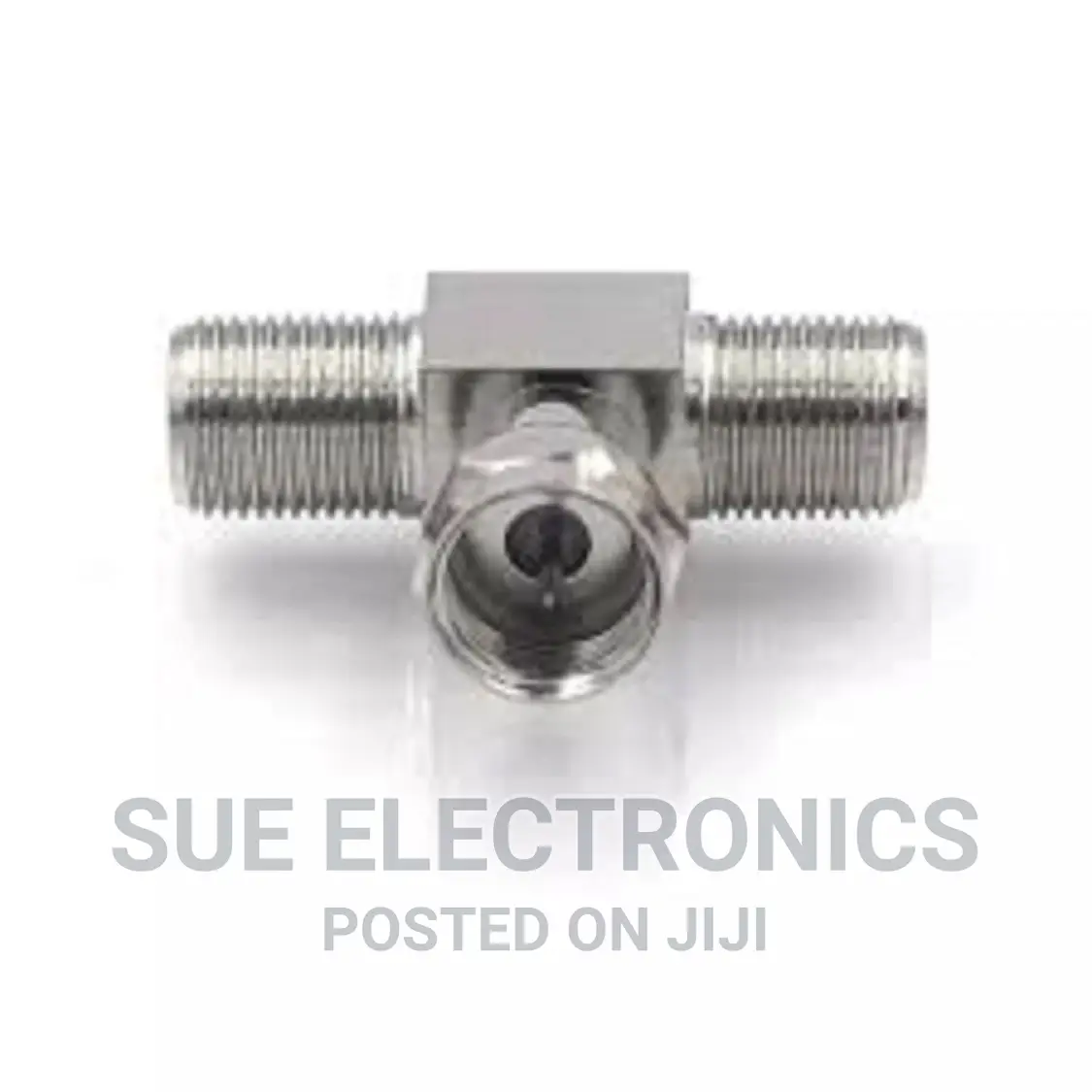 Male to 2 Female 2 Way F-Type Splitter Combiner Tv
