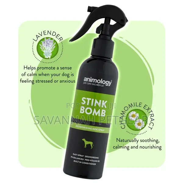 Animology Stink Bomb Deodorising Dog Spray 250ml