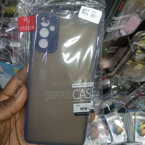 Back Cover for Samsung Galaxy M52 5G Back Smoke Case Cover