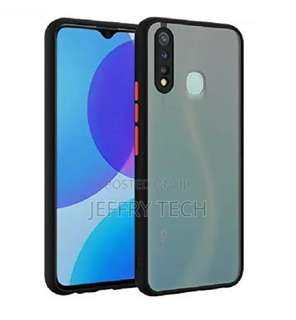 Smoke Back Cover for Vivo Y12/Y15/Y17 Smoke Translucent Shoc