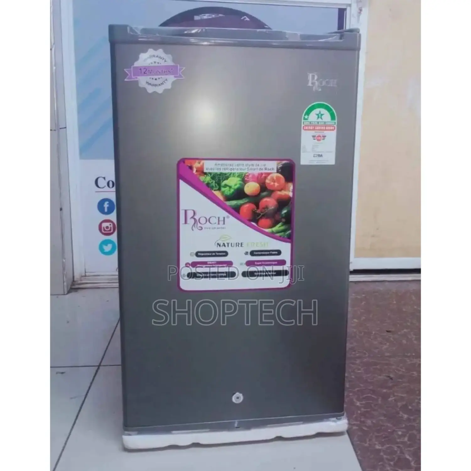 95 Litres Roch Refrigerator.