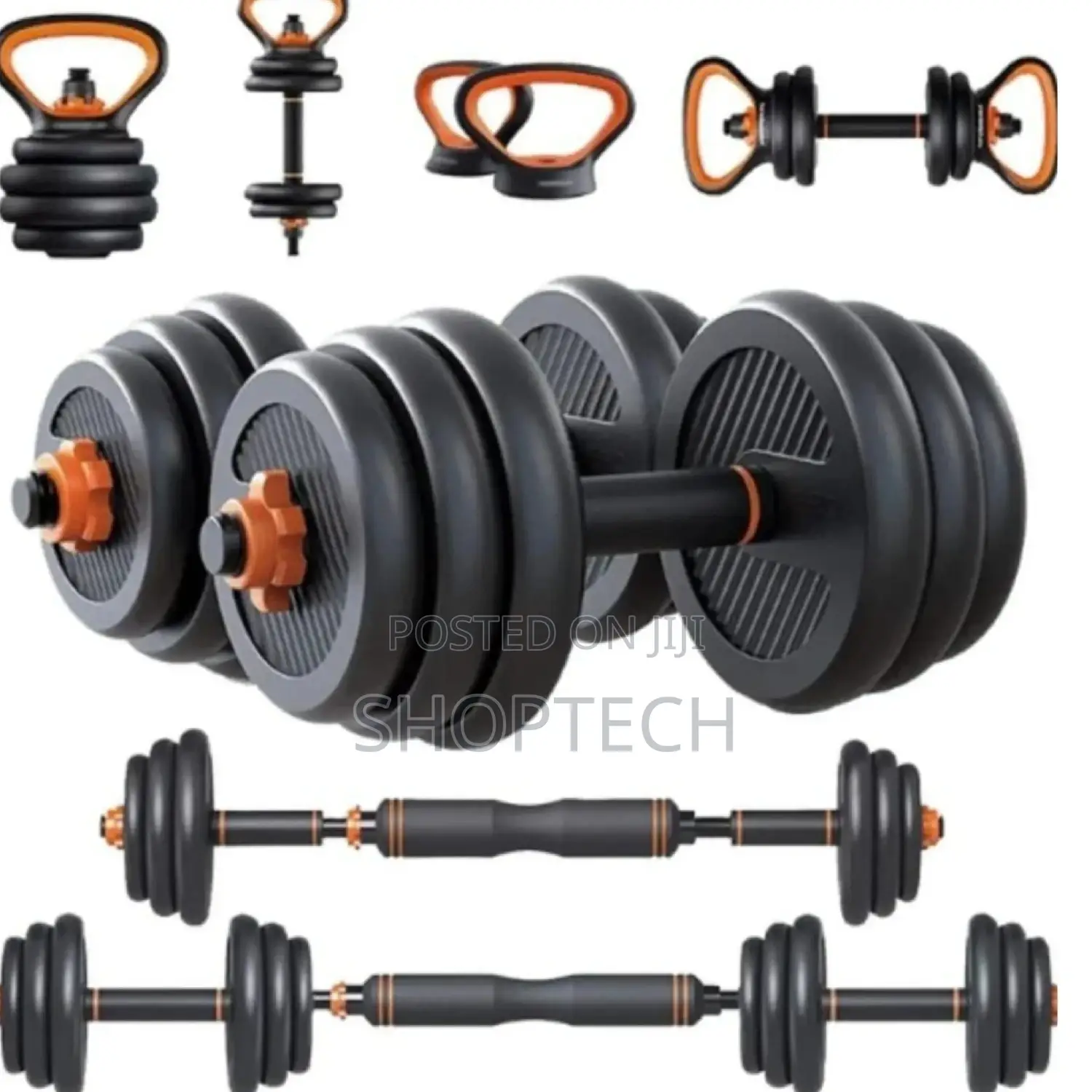 40kgs 6in1 Dumbbell/Kettlebell*
