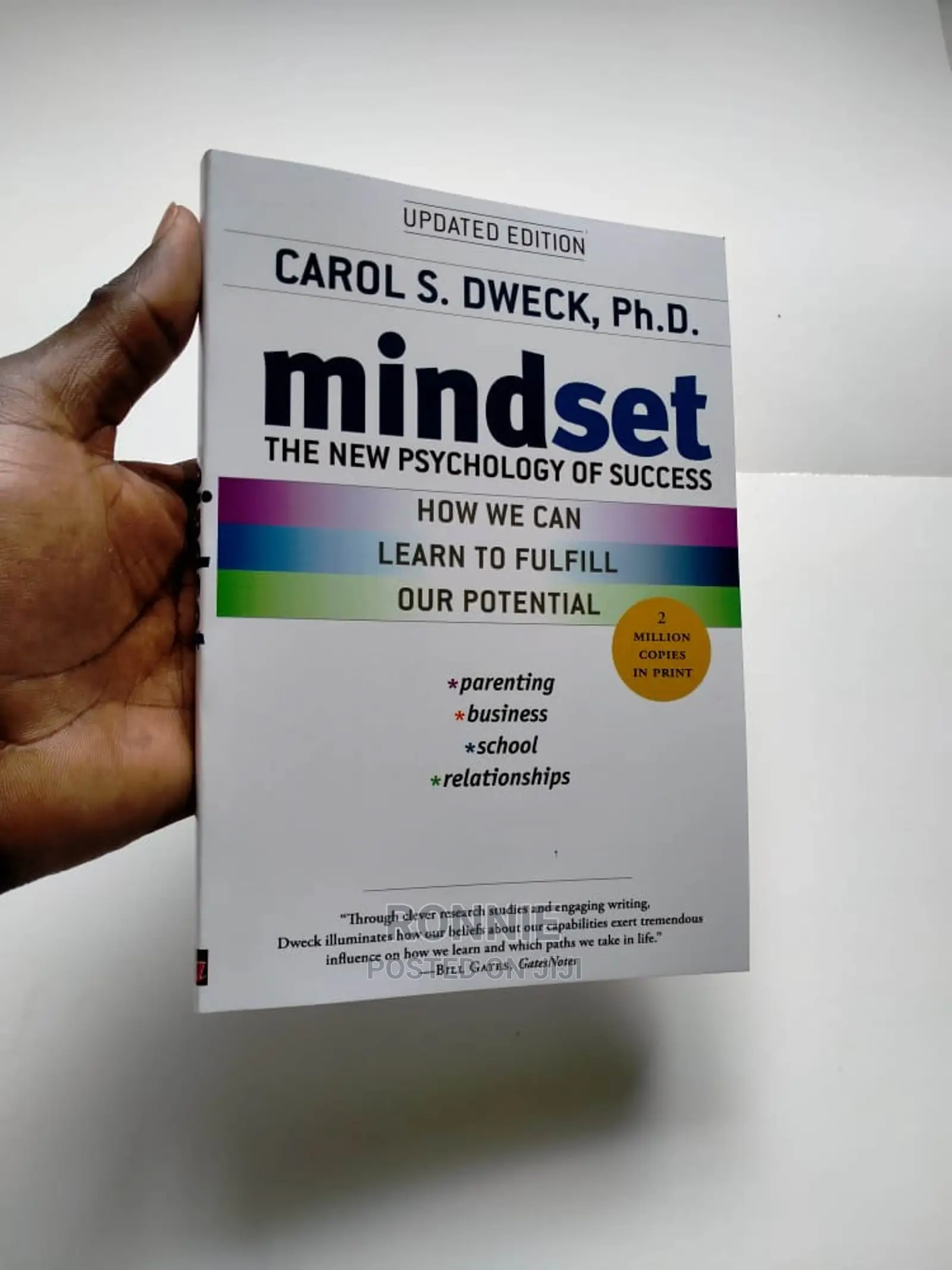 Mindset Book by Carol S. Dweck, PHD