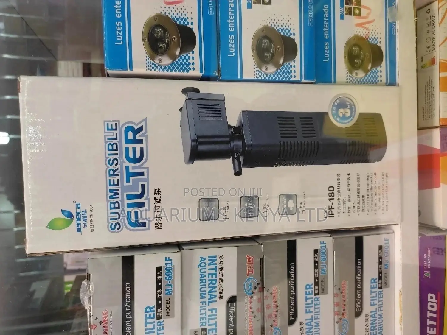 Jeneca 180 ,3in1 Filter Pump , Aquarium Filtration