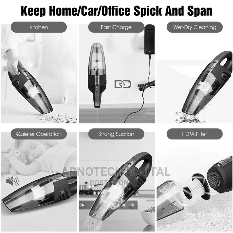Wet Dry Wireless Vacuum Cleaner