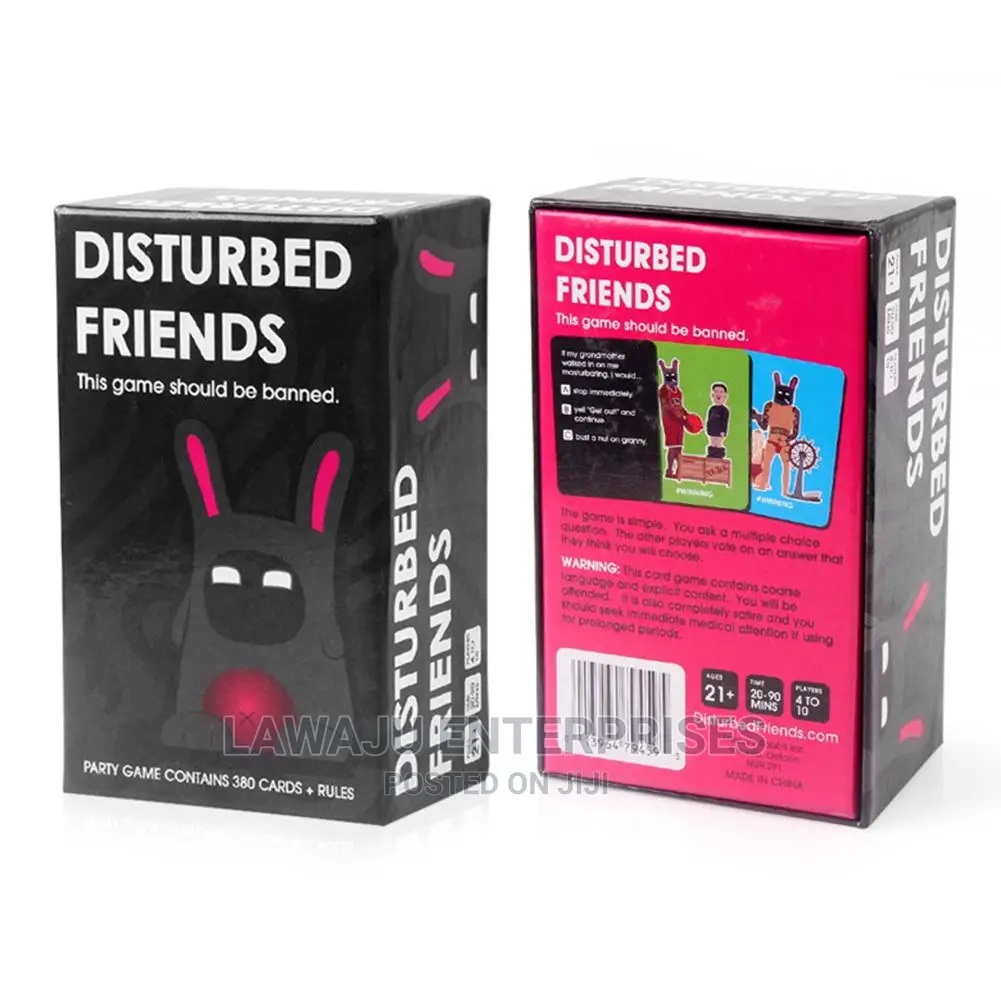 Disturbed Friends Party Game