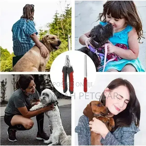 Professional Nail Trimmer for Dogs + Dog Nail File