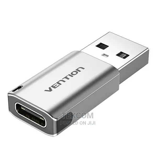 Vention USB 3.0 Male to Usb-C Female Adapter Gray Aluminum A