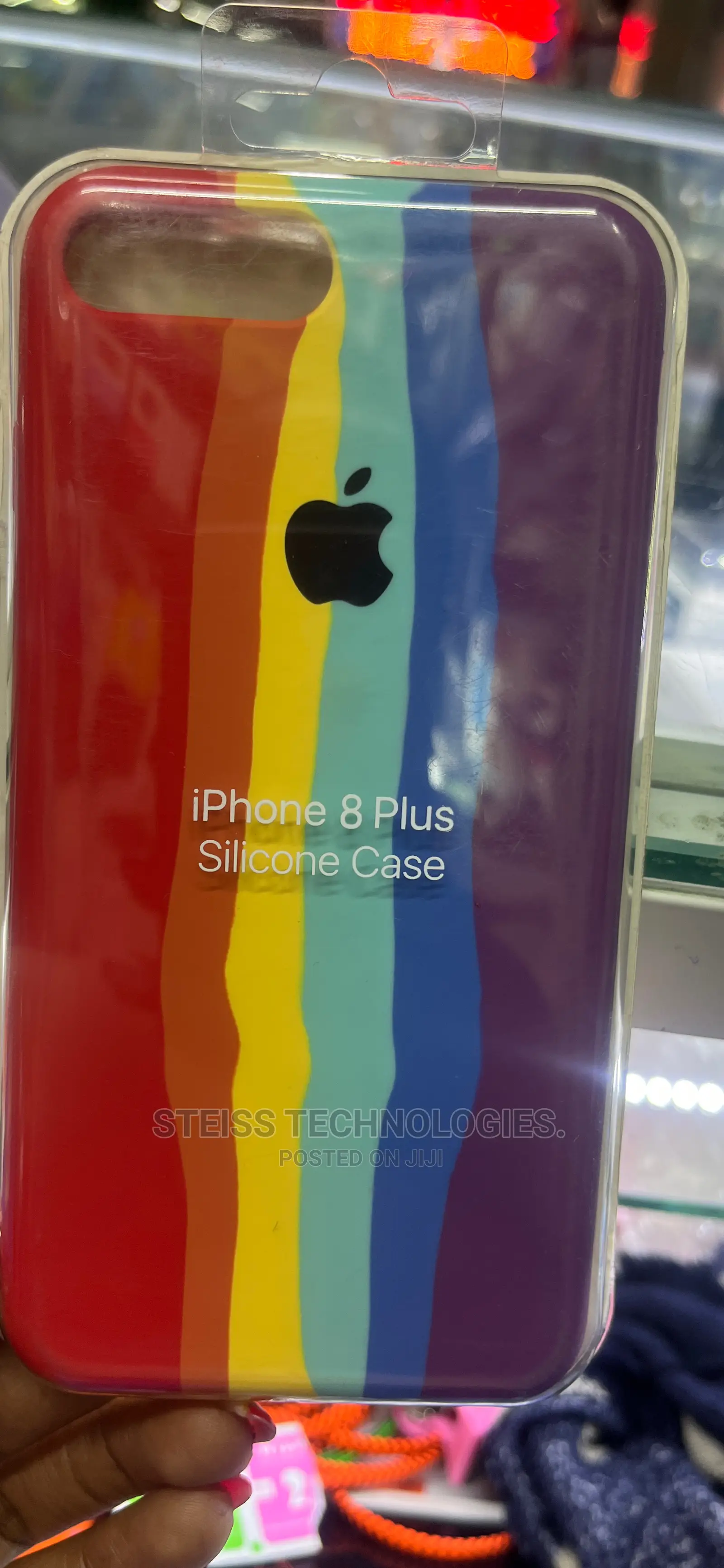 iPhone Rainbow Silicon Cases.