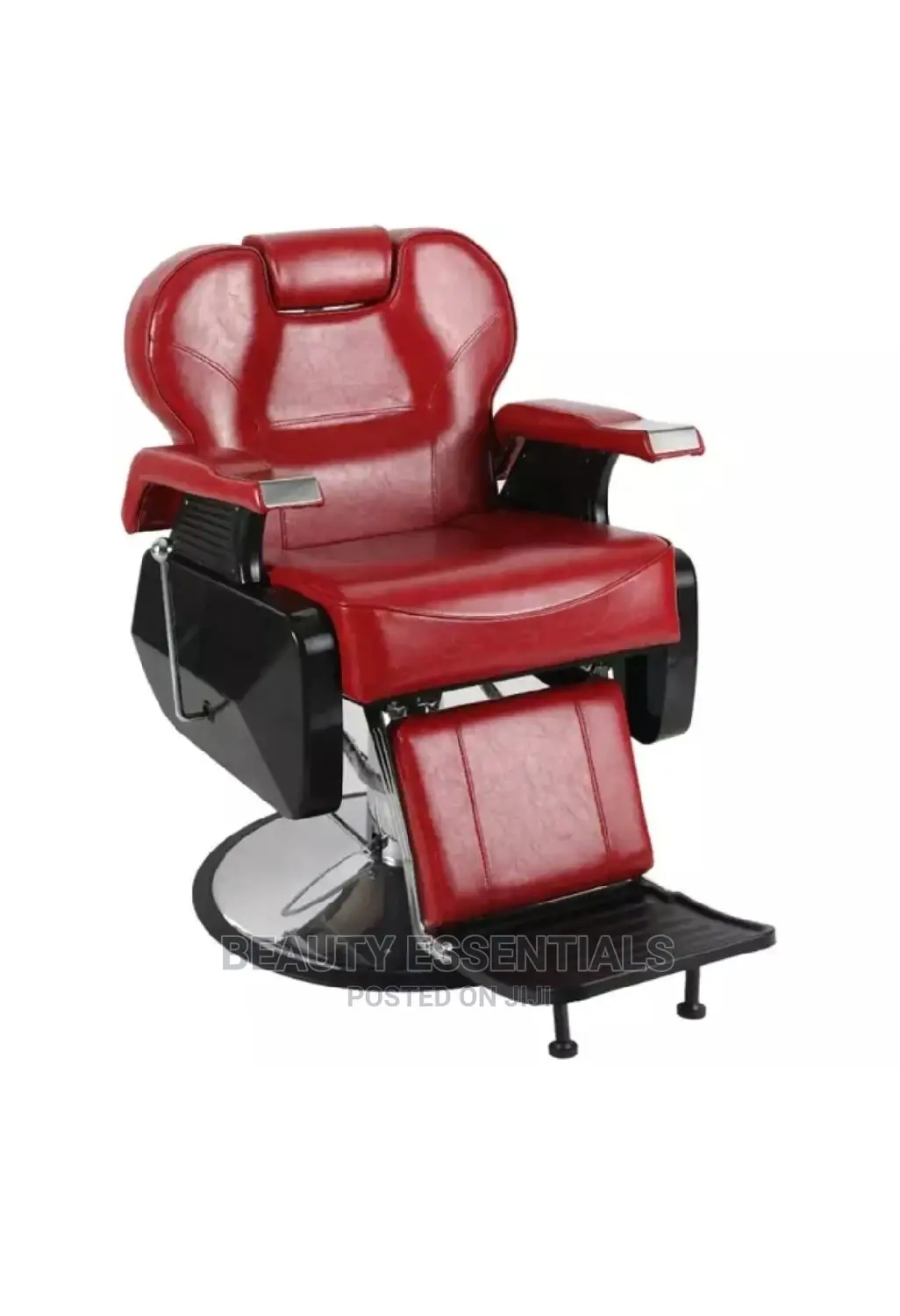 Red Jumbo Barber Chair