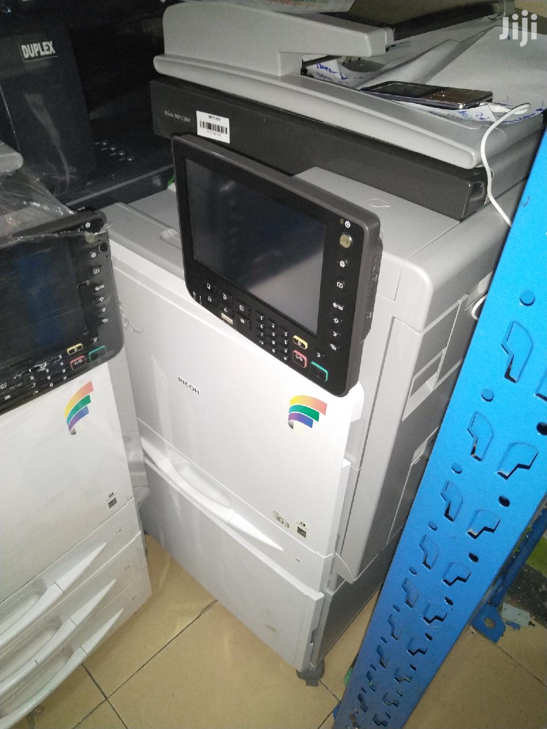 Coloured Ricoh Aficio Mp C 300 Photocopier Machines.