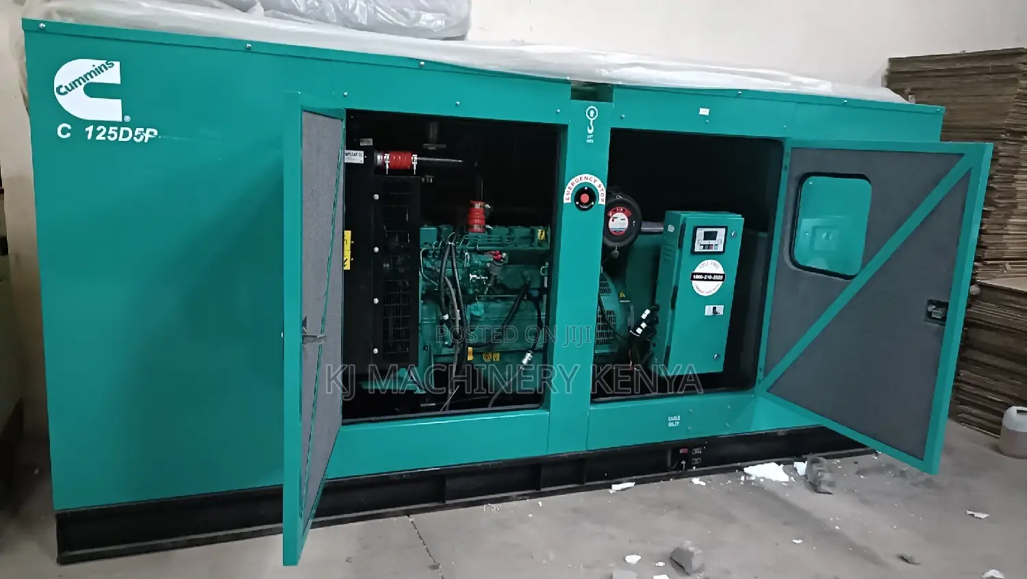 125KVA Cummins Generator - Brand New