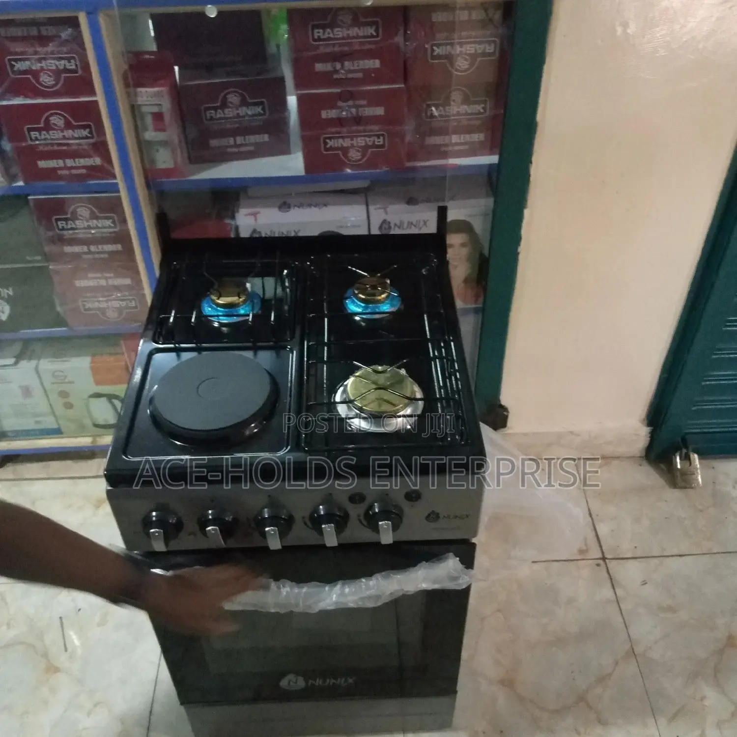Nunix 3+1 Standing Cooker With 20 Litres Electric Oven