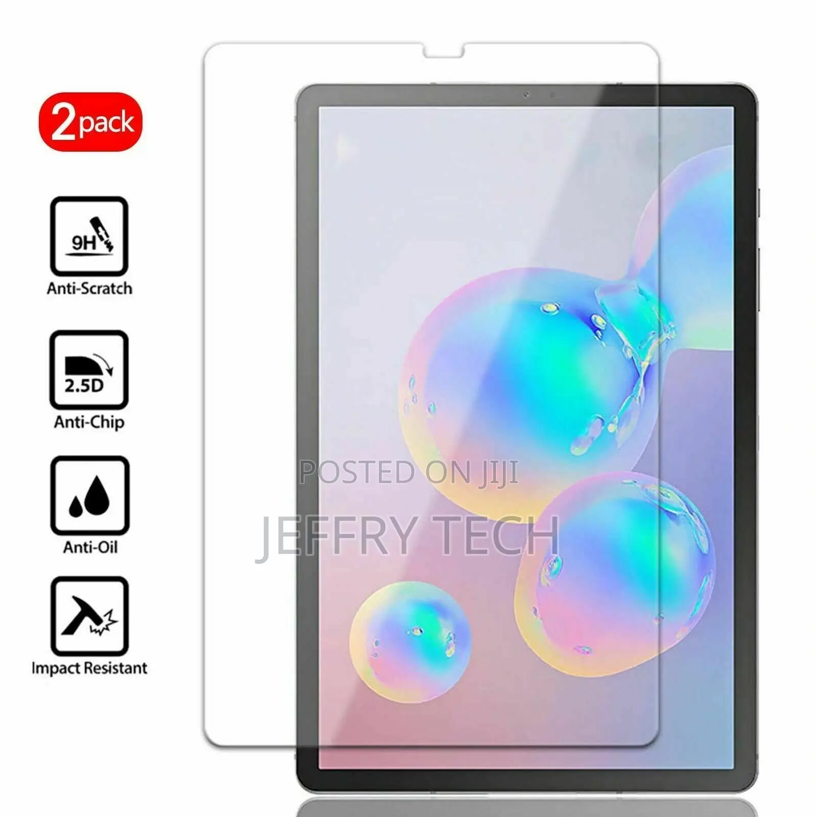2x Nano-Protector for Samsung Tab S6 10.5 SM-T860 SM-T865 Sc