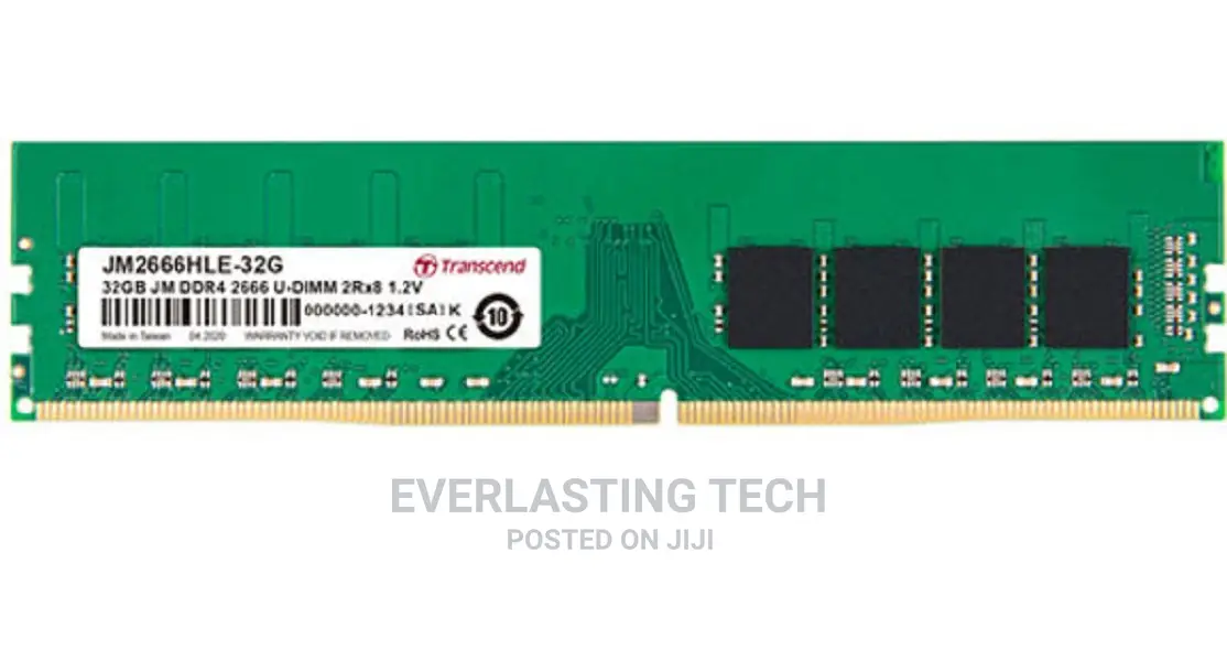 Transcend Desktop RAM DDR4 32GB 2666