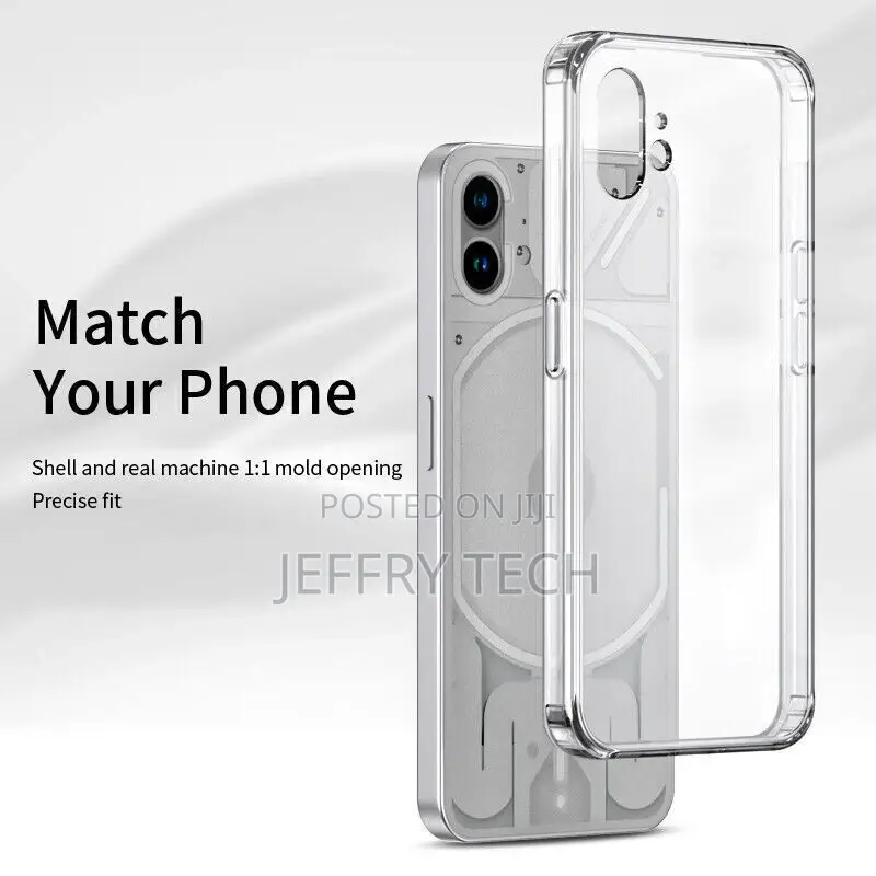 Nothing Phone (1), Luxury Shockproof Transparent Clear Crys