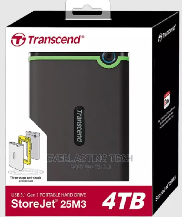 Transcend External HDD 4tb Iron Grey