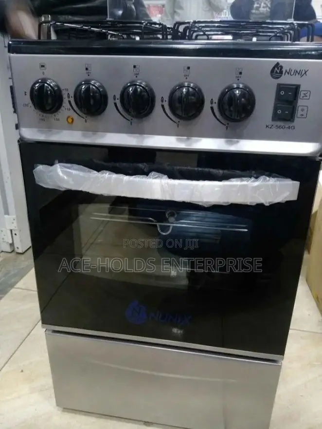 Nunix 4 Burner Standing Cooker